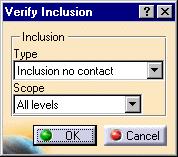 The Verify Inclusion dialog box is displayed. 3.
