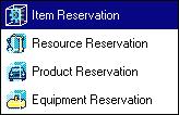 The Item Reservation dialog box is displayed. 2.