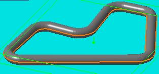 The ends of the run will join and form a loop. 4.