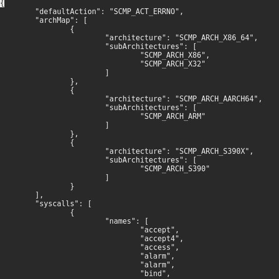 11 1 SECCOMP - REMOVE PRIVILEGES FROM CONTAINERS A root user inside a