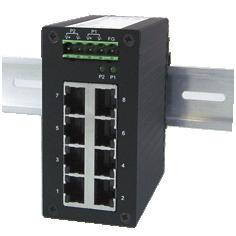 Uplinks 10-Port Managed Ethernet Switch with Multimode Fiber Optic Gigabit Uplinks 10-Port Managed Ethernet Switch with