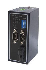 Device Servers with Single-mode Fiber Optic, Supporting RS232/422/485, Terminal Block 2-Port Serial Device Servers with SFP, Supporting RS232/422/485, DB9(M) 2-Port Serial Device Servers