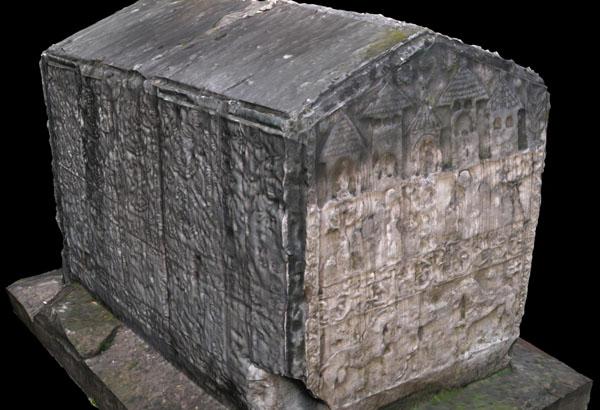 Figure 6: The model of stecak created using photogrammetry and later improved in 3ds Max -