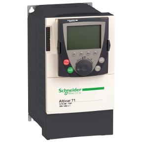 Characteristics variable speed drive ATV71-1.5kW-2HP - 480V - EMC filter-graphic terminal Product availability : Stock - Normally stocked in distribution facility Price* : 1153.