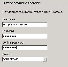 Installation Figure 6 Create Run As Account Wizard General Properties page 4. Specify the account properties: For the Run As Account type field, select Windows.