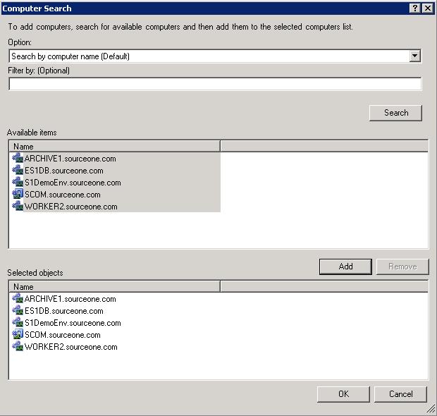 Installation Figure 10 Distribution tab - add computers Enabling Microsoft Exchange access 14.When complete, click OK.