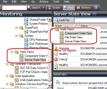 Monitoring the System Figure 65 Server State View Server states This table lists the possible component states.