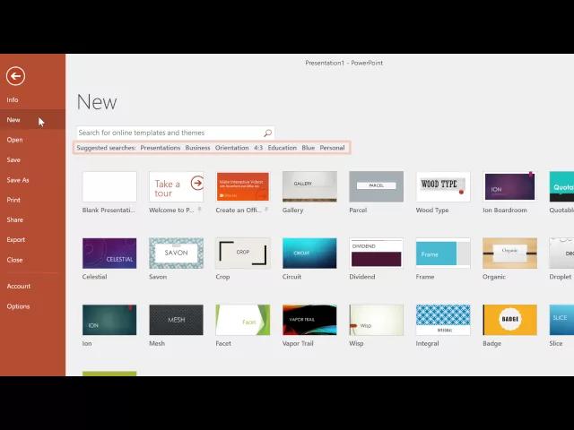 PowerPoint 2016 Creating and Opening Presentations Introduction PowerPoint files are called presentations.