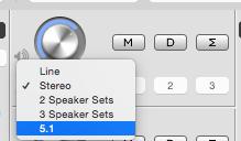 !! How to connect and configure a Surround Speaker Setup When using Symphony with a surround speaker setup, the first set of outputs can be configured as speaker outputs suitable for connection to a 5.