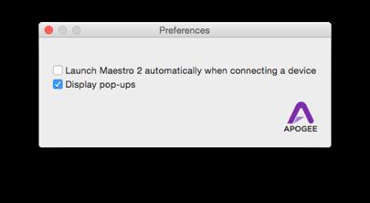 Display pop-ups - check this box to cause a transparent overlay to appear on your mac screen whenever the speaker or headphone levels are adjusted.
