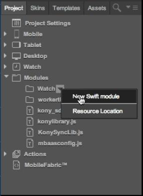 Note that you can put any valid code in your custom Swift modules that you need for you app.