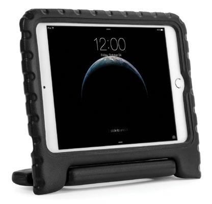 Built for students in K-6 the SafeGrip Rugged Case wraps their ipad in tough, padded protection to child-proof the