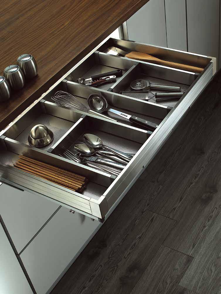 SS Cutlery Drawer with silent soft close Item No.