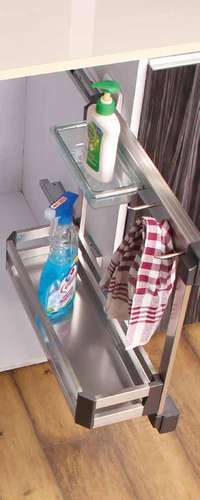 Under Sink Solutions Take back that small space and organize your cleaning products
