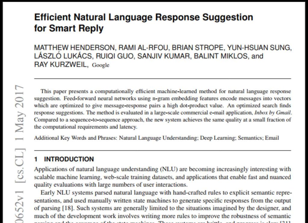 Efficient Natural Language