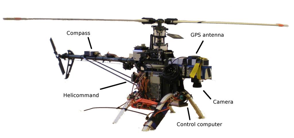 during test flights. The high level controller consists of two modes, referred to as assisted mode and landing mode, respectively.