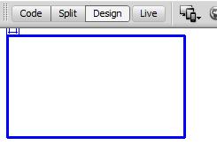 A box (DIV) will appear on your page. 2) Click on the border of the DIV box to select it and then resize the box so that it takes up most of the space on the page.