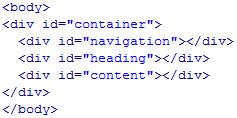 9) Check the HTML code in the Code View. The HTML code should look similar to the following example.