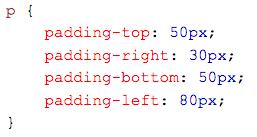 CSS Padding The CSS padding properties are used to generate space around content Padding is additional space between the element and its border The padding clears an area around the content (inside