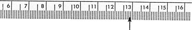 For example Look at the ruler below Let s try this one Look at the ruler below What would be the