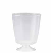 Plastic Stemware Clear Allows you to use disposable cups