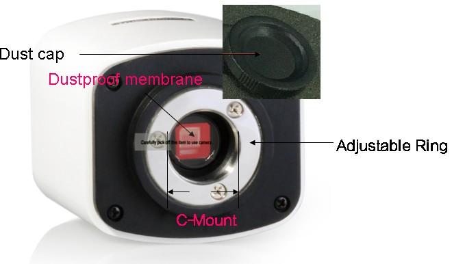Sensor protector: IMPORTANT: Remove dustproof membrane covering sensor before operating your camera. This membrane is to ensure your camera is received in the most ideal condition.