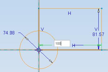 A.2.2. Geometry Input 1. Click Planar. Select a working plane by clicking on FRONT in the graphics window. 2. Click Corner Rectangle and sketch a rectangle in the graphics window. 3.