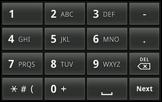 Tactile Keypad Less user-friendly for composing sms Qwerty Keypad More user-friendly for composing sms 4.3.