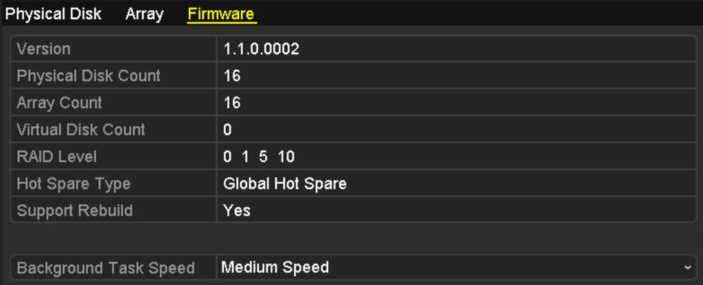 10.4 Checking and Editing Firmware Purpose: You can view the information of the firmware and upgrade the firmware by local backup device or remote FTP server. 1.