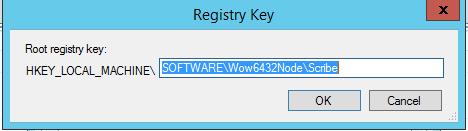 Enter the following registry keys: SOFTWARE\ODBC\ODBC.