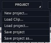 Saving your work Saving a DAW project DAW projects that contain Regroover instances contain all the required data so you can continue your work, apart from the imported audio clip.
