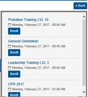 additional course details for all such courses (Scroll to see additional courses and click the Back button to