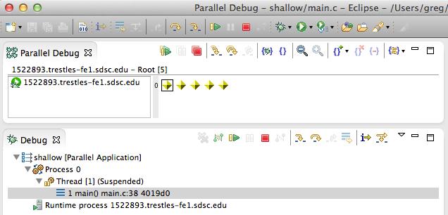 Process Registration (2) ª By default, process 0 was registered when the debug session