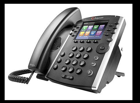 Polycom VVX 400 Feature-rich IP Phone with up to 12 SIP accounts Polycom Acoustic Clarity TM technology providing full-duplex conversations,