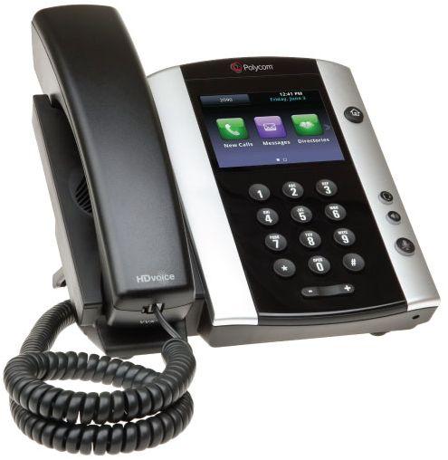 Polycom VVX 500 Feature-rich IP Phone with up to 12 SIP accounts Polycom Acoustic Clarity TM technology providing full-duplex conversations, acoustic echo cancellation and background noise
