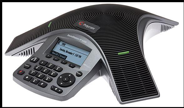 Polycom Soundstation IP 5000 Advanced conference IP Phone Polycom Acoustic Clarity TM technology providing full-duplex conversations, acoustic echo cancellation and background noise suppression.
