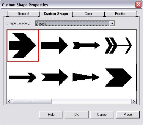 Designing Labels Chapter 3-11 2 Click the Position tab, and select a Thickness setting (Thin, Medium, or Thick) for the shape s border, or use a different setting by entering your own value.