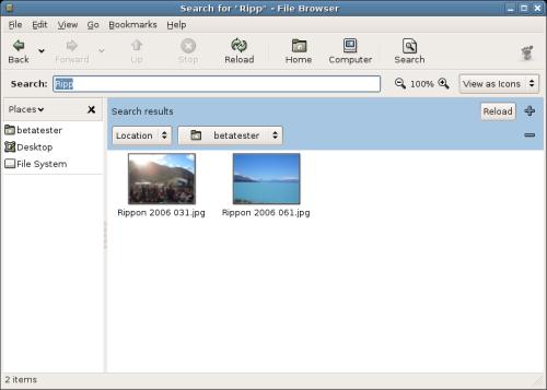 Desktop User Guide» Working with Files» Searching For Files The Caja file manager includes an easy and simple to use way search for your files and folders.