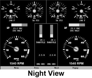 Day Night - Allows you to toggle the display screen between Day View and Night View. NOTE: This feature can also be changed in the User Settings section of this manual.