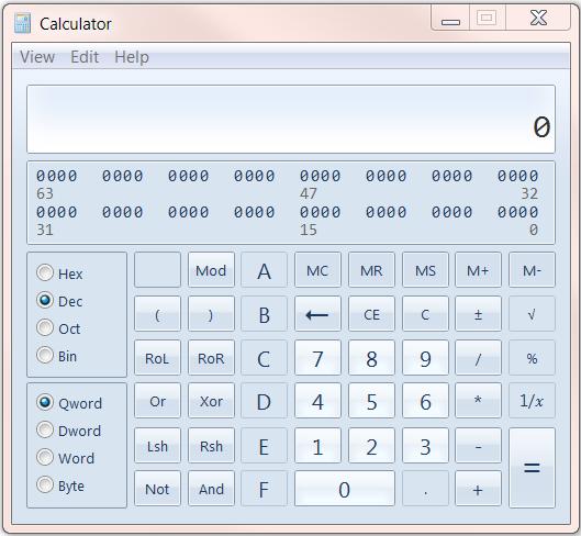 1.4 Octal and Hexadecimal Numbers Microsoft Windows
