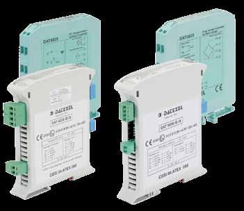 intrinsically safe ATEX 94/9/CE (DAT4035 IS) Converters for universal input, with galvanic isolation, exit