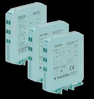 DAT9000 They are subdivided into: Pt100 transmitters, single and double channel, without galvanic isolation, output 4.
