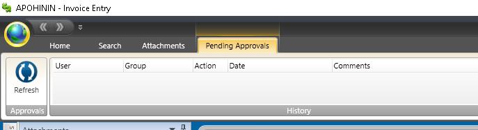 Click Apply Settings You will now see a Pending Approvals tab at the top of your screen where you