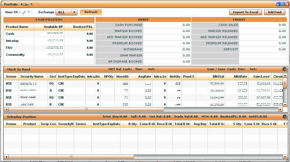 It also includes option to export the order logs to an Excel Sheet using the have the option to confgure columns in Trade Summary window using the in Trade Summary window. icon.