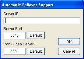 1 Center V2 3. Click the Add button to add one server. This dialog box appears. Figure 1-46 4. Type the IP Address of the backup server.