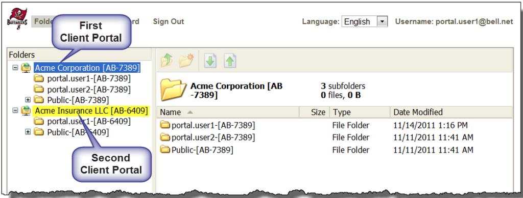 Client Portal Files Client portals are containers for client portal folders and files. Inside client portals, files are maintained in portal folders.