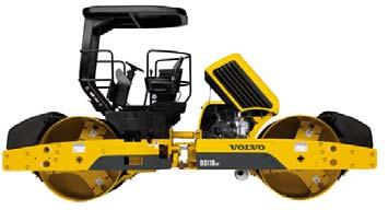 Volvo machines are used for road construction, oil and