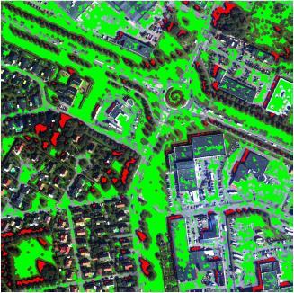 the LiDAR data Detect the interior of large