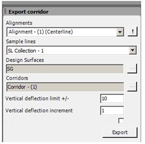 Vertical Deflection Increment The Vertical deflection increment defines the increment for vertical sampling. See Appendix 2: CSX File for more information. NOTE: The!