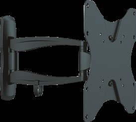 right) * Tilt range ±15 Adjustable TV Wall Mount Screen size 23-42 (58-107cm) Weight capacity 20kg Mounting screw hole